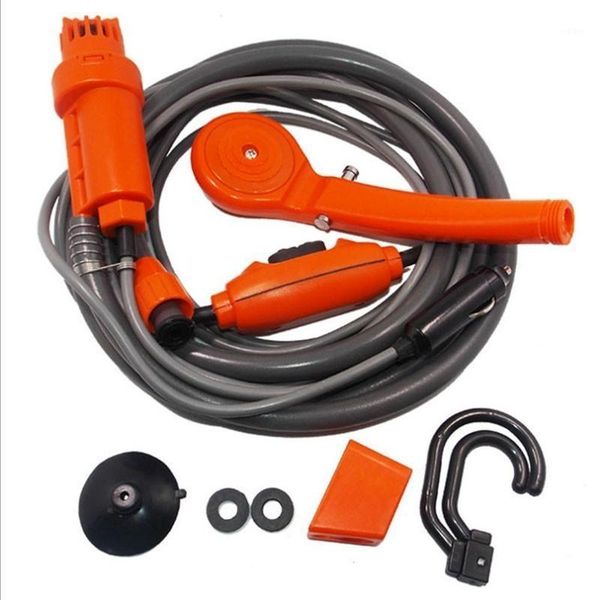 

12v car shower sprinkler portable car shower outdoor wash electric sprayer1