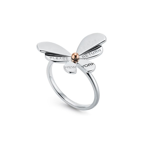 

s925 sterling silver small petal ring, classic fashion, jewelry, birthday gift
