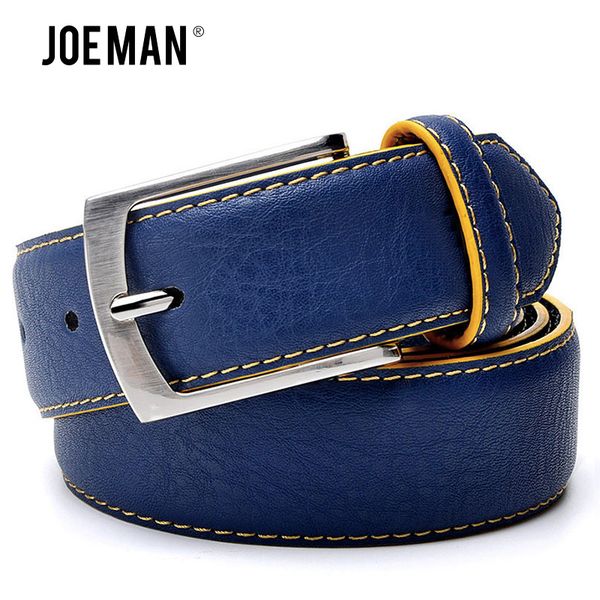 

men's belt factory direct belt wholsale price new fashion designer belt genuine leather belts for men blue black y200520, Black;brown