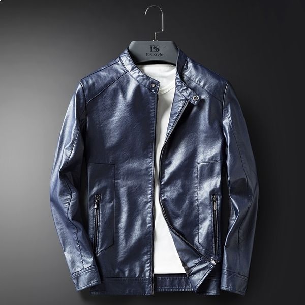 

new spring 2021 of classic quality jacket plus leather jackets k205 men n34g, Black