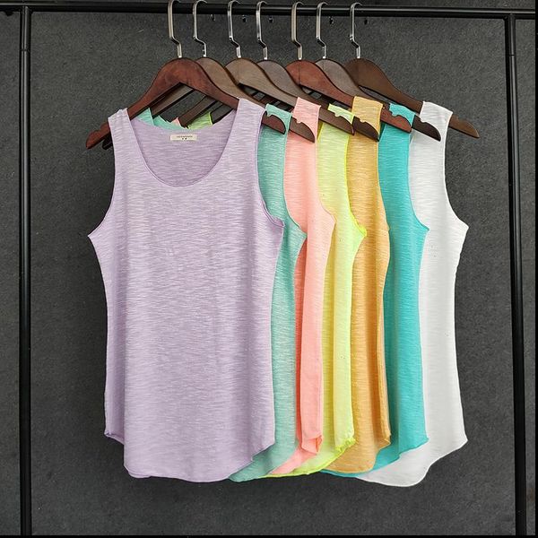 

summer korean tank women 2021 ladies slim tank mujer femme debardeur cropvest for women white black