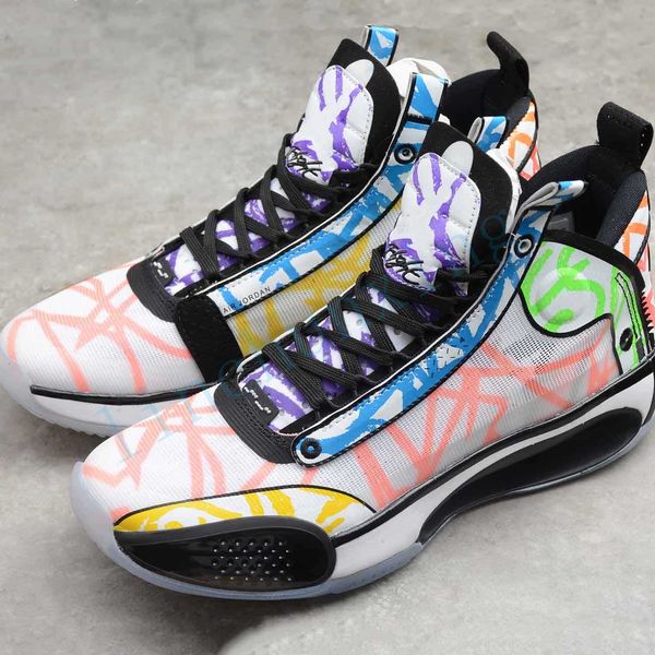 

2020 new jumpman 34 designer void green white men women basketball shoes for men sports sneakers