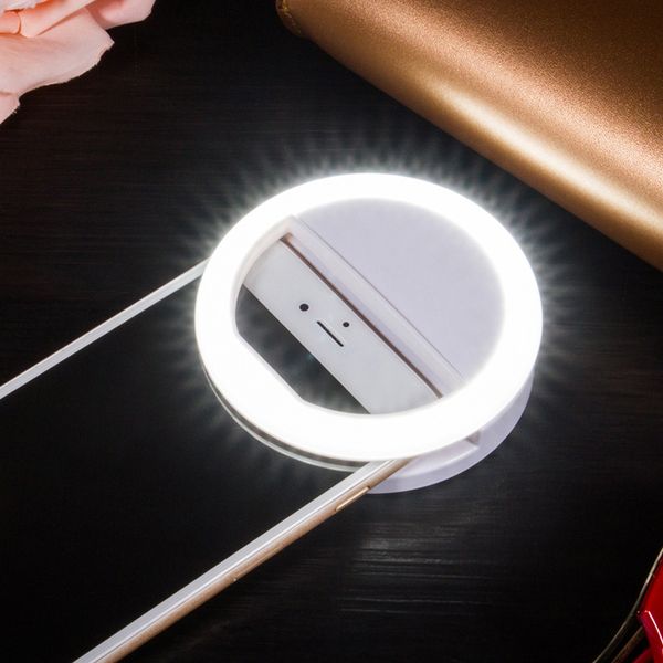 

led selfie ring novelty light ring clip for phone p lamp aro de luz para celular backlight for ip xiaomi android device
