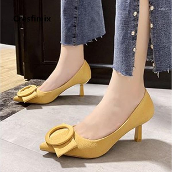 

dress shoes women fashion sweet comfort yellow slip on high heel pumps ladies casual party night club stiletto female white e59381, Black