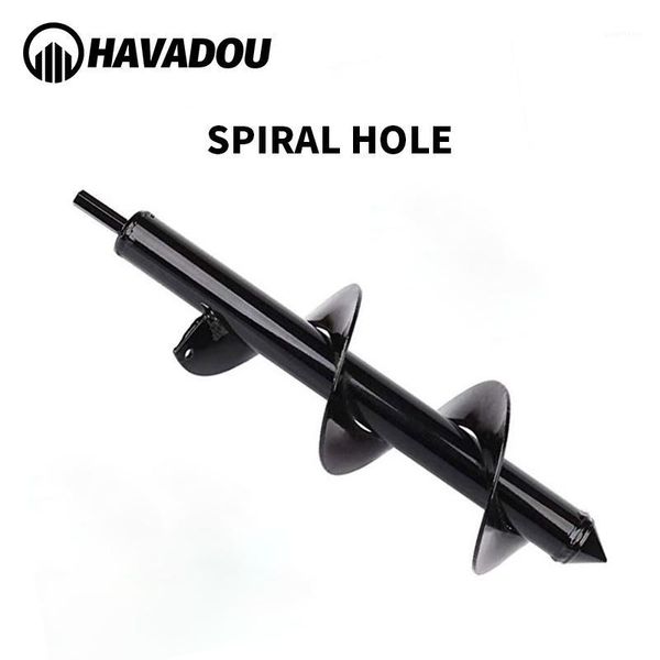 

havadou garden auger spiral drill bit planting hole digger tool ground drill earth for seed gardening fence flower1