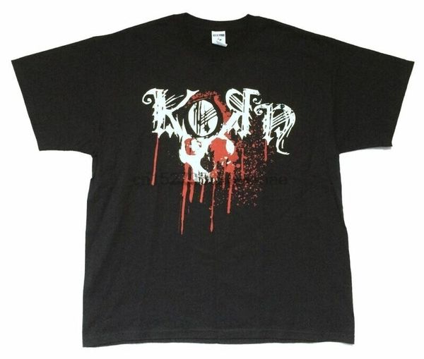 

korn bloody skull splatter image black t shirt new official sport hooded sweatshirt hoodie