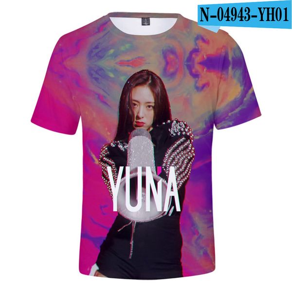 

female idol group itzy printed kpop 3d print shirts harajuku aesthetic hippie men clothing