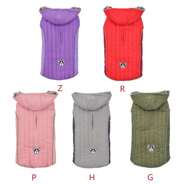 

pet cotton-padded clothes for fall/winter models with detachable caps thick dog cotton-padded clothes to keep warm stylish