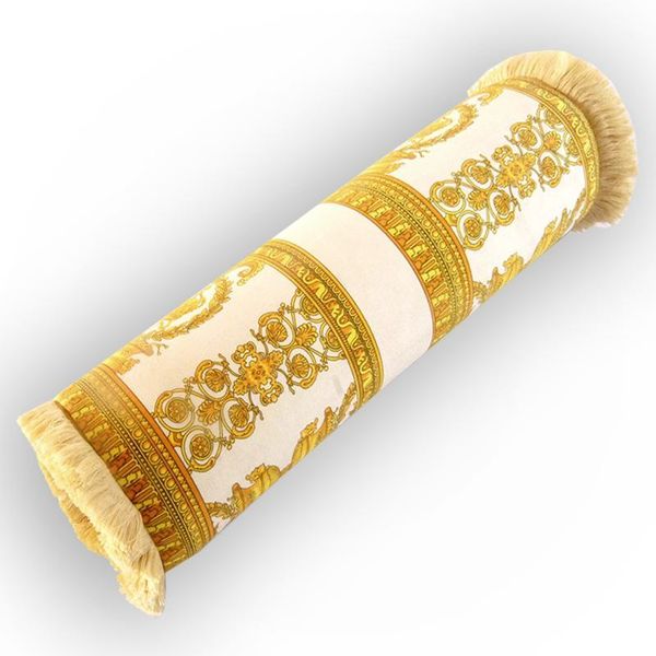 

luxury decorative yellow waist cushion cover europe style cover for cushion rectangle shape velvet pillow case for sofa and seat1