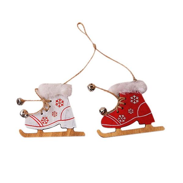 

christmas wooden pendants christmas boots gloves decorative pendant xmas tree haning ornaments for home christmas party decor bbyleg
