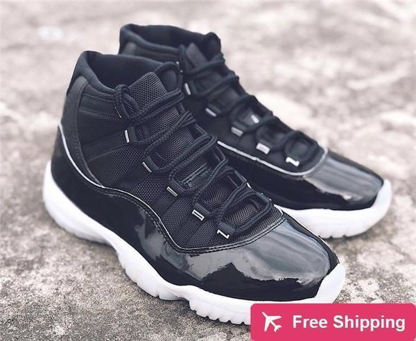

2021 new authentic 11 25th anniversary black/clear-white-metallic silver real carbon fiber men dress shoes sports sneakers with box