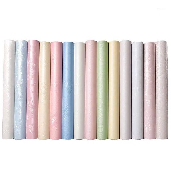 

wallpaper self-adhesive bedroom girl flower pink wallpaper dormitory wall stickers decorative deskbedroom living room decor1