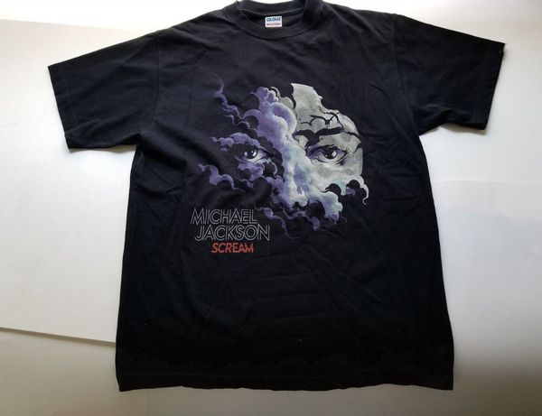 

michael jackson scream t shirt features a playfully blood spook - reprint sport hooded sweatshirt hoodie