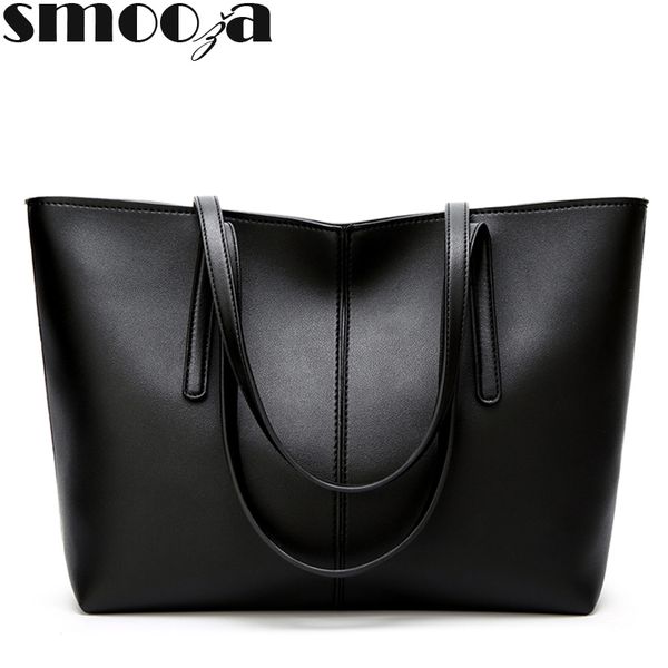 

hbp smooza leather luxury handbags women bags lady large tote bag female pu solid shoulder