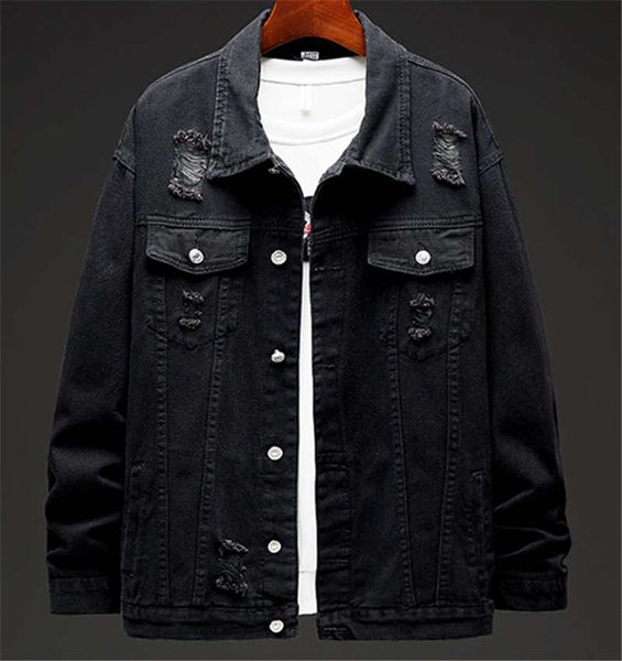

autumn and winter street fashion men's denim clothes men's handsome casual jackets, Black;brown