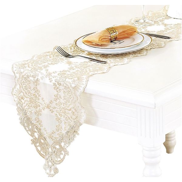 

vintage embroidered lace floral table runner boho wedding decor festival party table cover l home tv cabinet flag supply f wmtekf