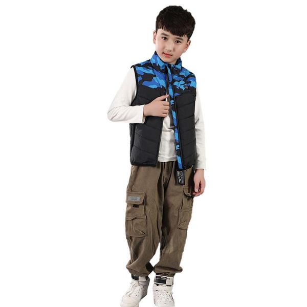 

outdoor t-shirts children's lightweight vest electric heating female winter warm jacket for motor fishing hunting camping, Gray;blue