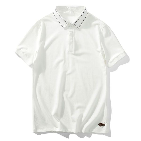 

summer popular pure color shirt men casual amusing cotton short sleeve breathable casual shirt fashion t113, White;black