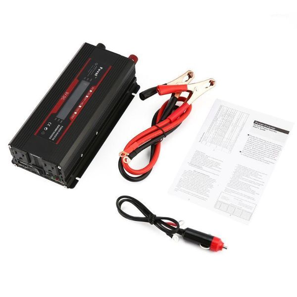 

new universal short circuit overload protection car solar power inverter dc 12/24v to ac 220v modified sine wave converter1