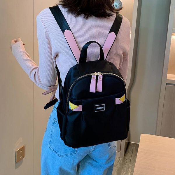 

женские нейлон рюкзак дамы молния многофункциональный большой емкости дорожная сумка мода мило рюкзаки для девочек mochila feminina