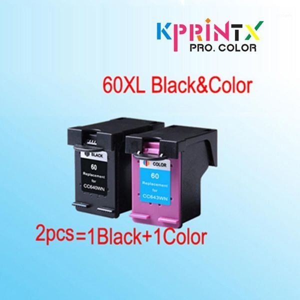 

ink cartridges 2pcs 60xl compatible for 60 deskjet 4400 f4440 f4480 f4435 4500 f4580 5500 d5560 d110a f2430 envy 120 printer1