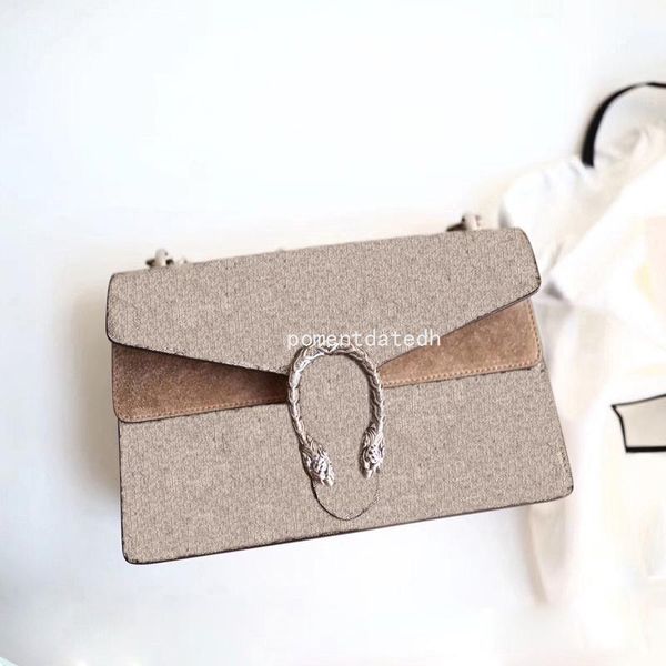 

mini pochette bandolera artsy dionysuss de diseo chain canvas genuine leather tiger head closure shoulder bag handbag cross body bags qynf f