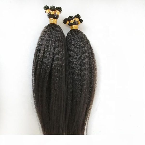 

kinky straight hand tied wefts hair extension virgin hair, virgin hand tied hair weft extension, remy cuticle hand-tied weft hair 100g, Black