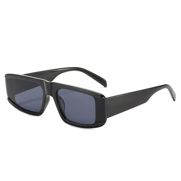 

Veshion Square Sun Glasses Women Travel Sunglasses Fluorescent Green Eyewear Men Vintage Lunette De Soleil Femme, White;black