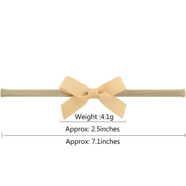 

20pcs/lot 2.5inch sweet lovely kids ribbon bow tie with thin nylon headband elastic hair bands hair accessories 817 4 orders q bbybud