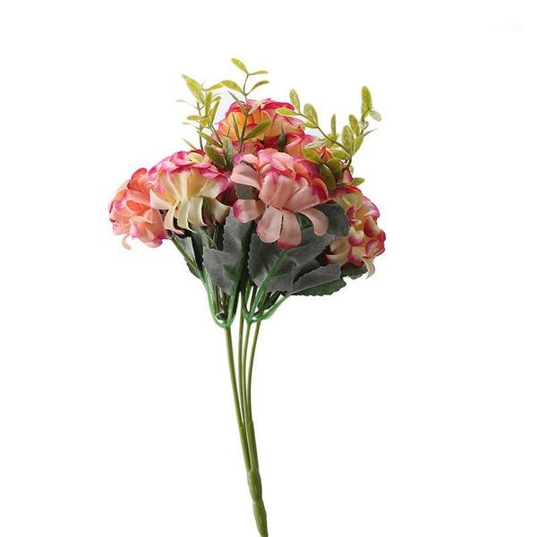 

simulation ball chrysanthemum wedding small bouquet hydrangea bridal bouquet deskfake flower decoration birthday gift1