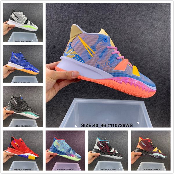 

2021 mens basketball shoes vii expressions special fx soundwave sisterhood bk black pre heat men trainers sports sneakers