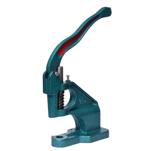 

metal manual grommet machine hand press abrasive tools eyelets spot snap button punch tool fabric covered handmade self, Blike;white