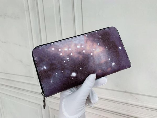 

luxurys designers women wallets men wallets coin purse fashion classic style starry sky decoration personality women wallet, Red;black