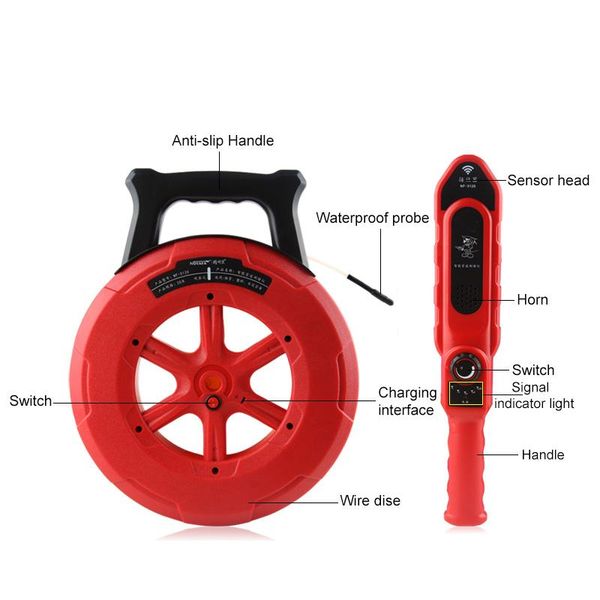 

metal detectors noyafa pip iron pipe blockage detector nf-5120 nf-5130 diagnostic-tool scanner pipeline blocking clogging plumbers instrumen