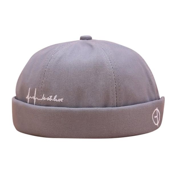 

письмо вышивки мужчины gorro женщины hat повседневная регулируемая дышащий женщина skully docker sailor механика сплошной цвет без полей hat