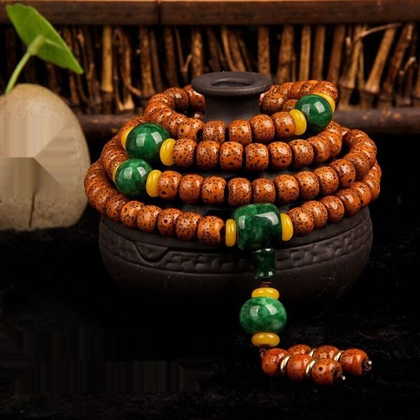 

hainan xingyue chenzi old material xingyue bodhi 108 bracelets and rosary beads for men and women bracelet bracelet cjjnv, Golden;silver