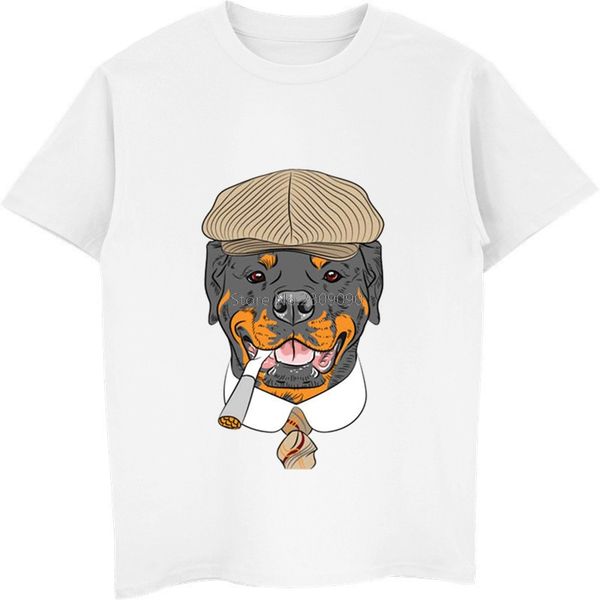 

fashion rottweiler dog head funny printed short sleeve summer male shirts cool tees streetwear hooded sweatshirt hoodie men t shirt