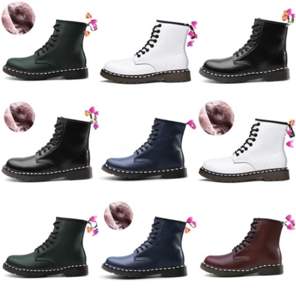 

martin boots men warm leather boots fashion men high shoes korean version trend youth casual men shoes cowboy ankle boots v42#3333222, Black