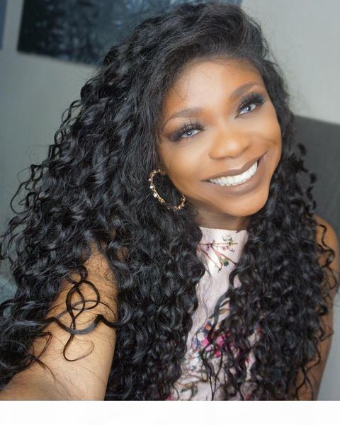 

100% virgin brazilian high density 8-26 inch silk full lace wigs kinky curly human hair wigs for black women, Black;brown