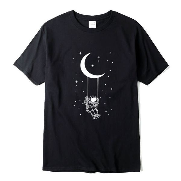 

xinyi men's funny moon loose cool o neck loose male s 2020 sport hooded sweatshirt hoodie men t shirt