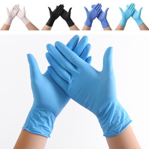 

protective cleaning anti-acid nitrile anti-skid factory disposable salon household rubber glovesoutlethgc6