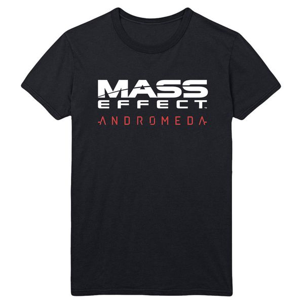 

дизайнеры балахона mass effect andromeda sci fi gaming commander shepard кастрировать черный хлопок с коротким рукавом футболки толстовки