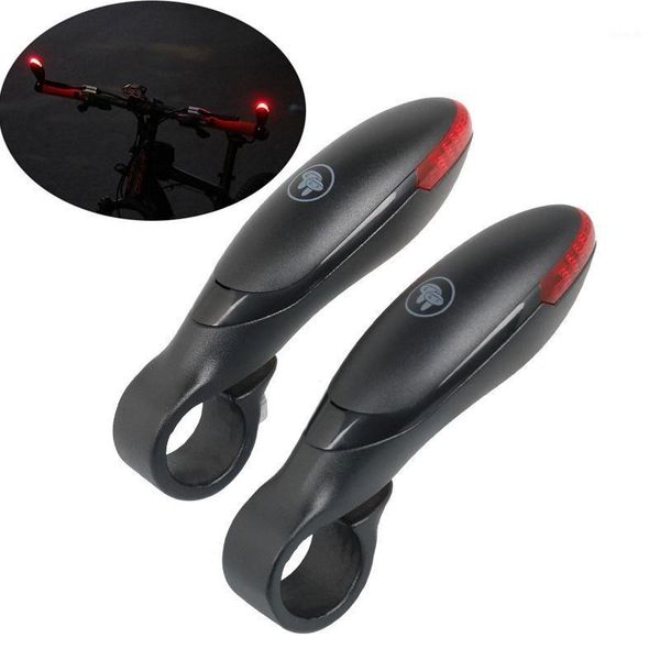 

bike lights bicycle led aluminum alloy bar ends 22.2mm turn signal light mtb mountain night cycling safety indicator lights1