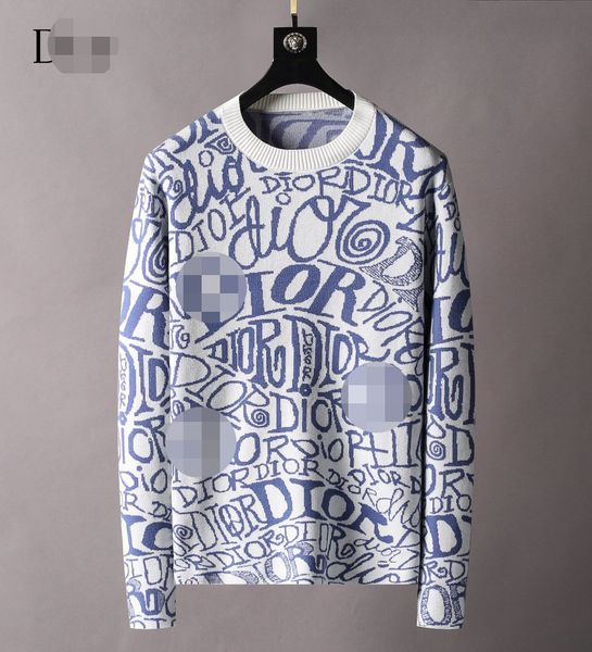 

designer sweater men's women's premium classic casual multicolor autumn winter warm and comfortable fashion retro pullover sweater, White;black