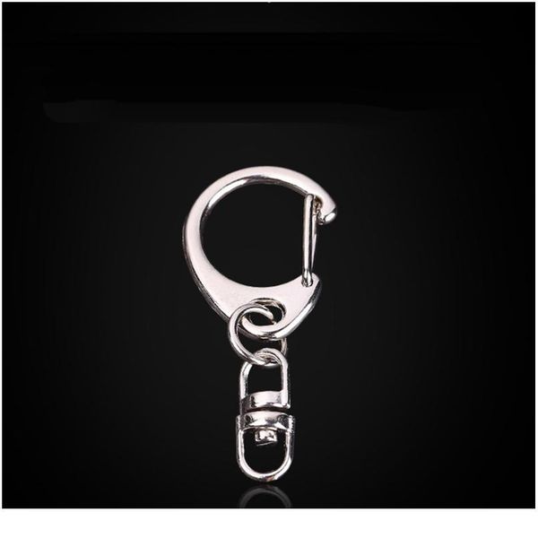 

10pcs/lot metal key chain diy bag key ring swivel lobster clasp clips key holder hooks diy keyfob diy keychain acc jllrjs
