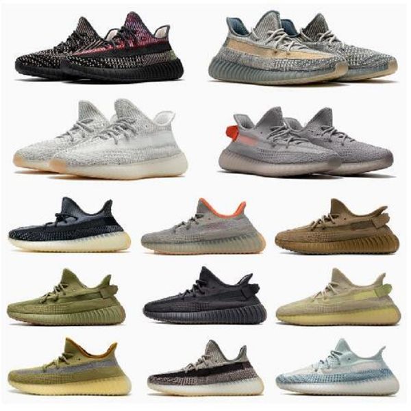 

2021 ash stone blue pearl fade kanye west v2 men running shoes zebra carbon natural cinder earth israfil cloud white mens sports sneakers