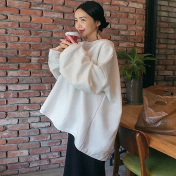 

nstvt новый и зима осень шею свитер свитер короткий свободный shirtshawl shirtcape пуловер большой размер женщин передний короткий задний дл, Black