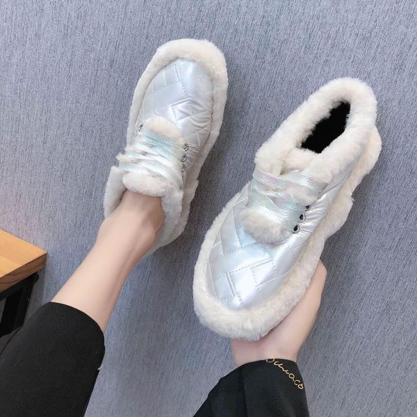 

flip fur beige heeled sandals low-heeled shoes with strap all-match strappy heels round toe 2020 women's cross-shoes flip-flops, Black