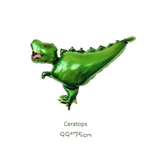 

1pc dinosaur party foil balloons happy birthday decoration animal dinosaur air helium balloons for children kids toys balloons wmttic