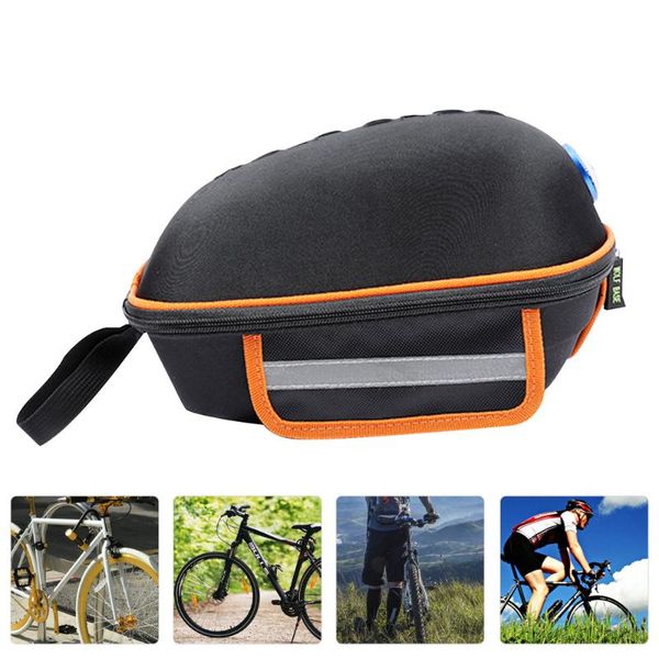 

accessories 1pc hard shell bike backseat bag waterproof multifunctional container
